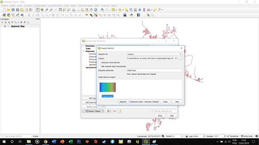 Sintaxe Espacial: Rampas de Cores do DepthmapX e SST para o QGIS – Rede ...