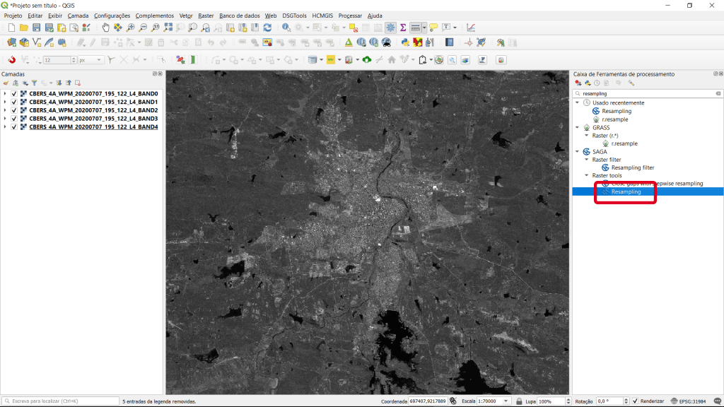 Remove Raster Image Qgis QGIS 3: Reamostragem de Pixels em Arquivos Raster – Rede Urbana
